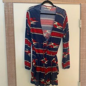 LucyLove Sz Lg southwest style romper